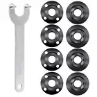9pcs Angle Grinder Nuts Wrench Spanner & Flange Nuts for Makita Bosch Ryobi