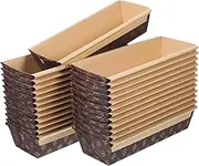Ciieeo 25pcs Bread Tray Bakeware Tins Plate Pan Trays Snack Container Cake Bread Container Baking Packaging Supplies Bread Mold Bread Baking Tray Nonstick Toast Mold Loft Mold Paper
