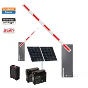 SENTRY Solar BRUSHLESS Low Voltage Automatic Boom Barrier Gate High Duty Cycl...