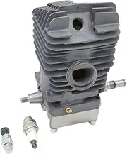 SUOKA 46mm, 47mm & 49mm Cylinder Piston Crankshaft Engine Pan Base Kit Fit For Stihl MS390 MS290 MS310 MS039 029 Chainsaw Motor Parts(MS390 49mm)
