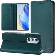 Compatible with Motorola Edge X30 5G XT2201 Magnetic Closure Wallet case Cover,Compatible with Motorola Edge 30 Pro 5G XT2201 / Edge Plus (2022) XT2201 Flip Kickstand Case Green
