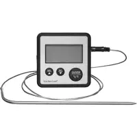 在飛比找momo購物網優惠-【KitchenCraft】探針溫度計時器(烘焙測溫 料理烹