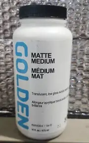 GOLDEN MATTE MEDIUM TRANSLUCENT LOW GLOSS ACRYLIC EXTENDER 16 fl. oz.
