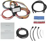 ALL IN RED BOX 14 Circuit Wire Harness Kit Universal Circuit Wiring Harness Street Hot Rat Rod Custom Wire Kit XL Wires