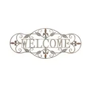 Welcome Sign Outdoor Metal Wall Art Country Living Housewarming 85cm