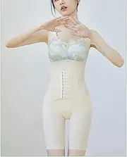 One-Piece Shapewear with Chest Pad Thin Section Abdominal Shaping Waist Show Slimming Bodysuit Lifting