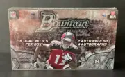 2014 Bowman Sterling Football Sealed Hobby Box - 6 autos/relics