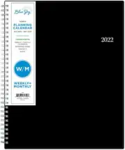 2022 Weekly & Monthly Planner, 8.5" x 11", Flexible Cover, Wirebound, E USA