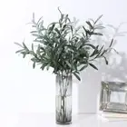 4 Fork Artificial Olive Branch 95cm Fake Plant Home Office Decor