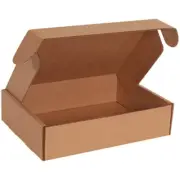 12 1/8" X 9 1/4" X 3" Kraft Deluxe Literature Mailers (50 Per Bundle)