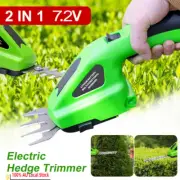 2in1 7.2V Electric Hedge Trimmer Cordless Pruner Rechargeable Handheld Trimmer