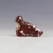 NATIVE AMERICAN ZUNI WILD HORSE BIRD FETISH BY EVALENA BOONE