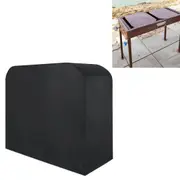 Waterproof 210d Oxford Cloth Bbq Grill Cover - Anti-uv Dust-proof Foldable - Fits Gas Charcoal Electric - 190x71x117cm - Black