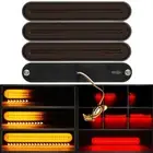4x 100 LED Neon Tail Lights Sequential Rear Taillight Car Truck Trailer Ute AU
