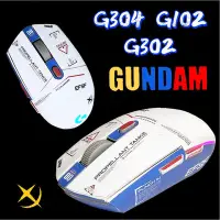 在飛比找Yahoo!奇摩拍賣優惠-適用於羅技G102 G304 G302滑鼠貼紙防刮Gunda