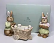 PartyLite Baby Bertie & Bea Votive Candle Holders Retired NIB P16C/P7329