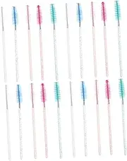 Ipetboom 250pcs Brow Brushes Soft Bristles Eyelash Eyebrow Applicators for Eye Makeup Brow Lamination Supplies Handle Design for Travel Multipurpose Use