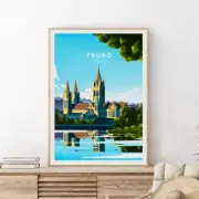 Cornwall, Truro Traditional Travel poster Choose your Size