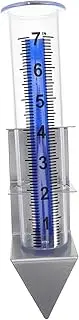 Outdoor Rain Gauge Freeze Proof Plastic Easy Install Bracket Large Capacity Garden Rainwater Measurement Tool