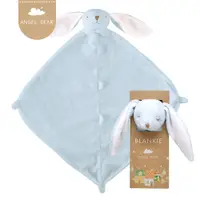 在飛比找誠品線上優惠-Angel Dear 嬰兒安撫巾禮盒/ 藍色小兔-藍藍