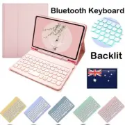 For iPad Mini 7 6 5 4 3 2 Bluetooth Keyboard Backlit With PU Leather Case Cover