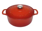 Chasseur Round French Oven - Inferno Red - 26cm/5 Litre - 19215