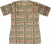 Krishna Om Design kurta Cream colour (KO1M)