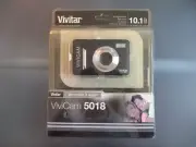 Vivitar ViviCam X035 Digital Camera 10.1 MP 2.2" Screen Auto Flash Black NIB