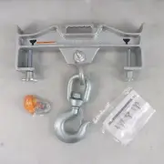 10,000 lb Capacity Forklift Lifting Hook Double Fork, Swivel