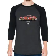 1977 934 turbo rsr Le Mans 3/4 Sleeve Baseball Shirt
