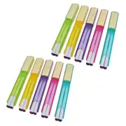 10PCS Blue Redness Ballpoint Pen Office Signing Pen Signature Pen for School
