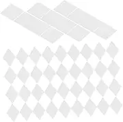 LALAFINA 200pcs Quilting Paper Templates for DIY Craft Projects Durable Sewing Stencils for Paper Piecing Efficient Quilting Accessories for Patchwork Creations and Speedy Preparation