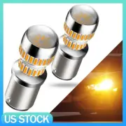 2PCS 1157 BAY15D LED Bulbs Amber For Turn Signal Light Parking DRL Tail Light T (for: Audi)