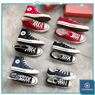 Converse Chuck 1970 黑 紅 深藍 海軍藍 奶油底 高筒 低筒 帆布鞋 平底鞋 男女 DOT聚點