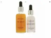 Tan Luxe Sun Set THE BODY SUPER Glow Self Tan Drops Light Medium Vacation NIB