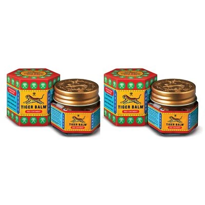 Tiger Balm (Red) Super Strength Pain Relief Ointment (21ml each | Pack of 2)