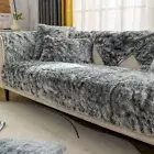 Sofa cushion winter plush non-slip thickened sofa cover cushion sofa cover