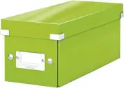Leitz 60410054 CD Storage Box, Click and Store Range, Green