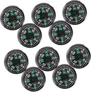 12pcs Outdoor Compass Compass Plastic Compass Small Compass Compasses Pocket Compass Car Compass Hiking Compass Pirate Compass Hunting Compass Small Button Compass Compass