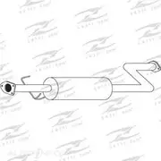 Redback Mufflers Bolt-On to suit Accord 2.2L 92-94 Wagon CM - M4517