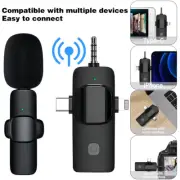 Professional Portable Mini Wireless Lavalier Microphone Audio Video Recording