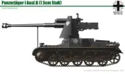 1/72 WW2 German Panzerjager 7.5cm Stuk I B . Painted Resin. 2500 models on offer