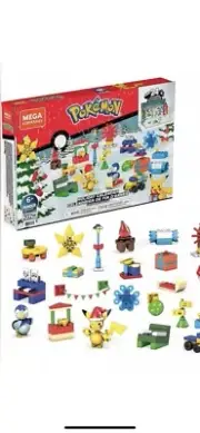 Pokémon Holiday Advent Calendar Mega CONSTRUX 2020 New Sealed