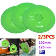 100mm 125mm 4" 5" Diamond Glass Cutting Polish Disc Flat Wheel Grinder Saw Blade