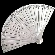 [Generic] Stainless Steel High Hardness Handheld Kung Fu Practice Fan, Broken Window Self-Defense, 2 Pounds Of Weight Can Be Daily Exercise, Easy To Carry