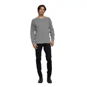 Replay Mens Crew Fleece Essential weatshirt Lightweight Grey