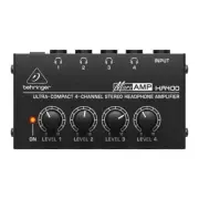 Behringer MICROAMP HA400 | Ultra Compact 4 Channel Stereo Headphone Amplifier