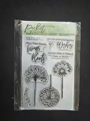 New! Picket Fence Clear Stamps DANDELION WISHES