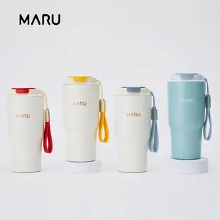 【Maru 丸山製研】venti go鈦瓷保溫咖啡杯600ml 米之紅