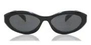 Prada PR 26ZS 16K08Z Men's Sunglasses Black Size 55